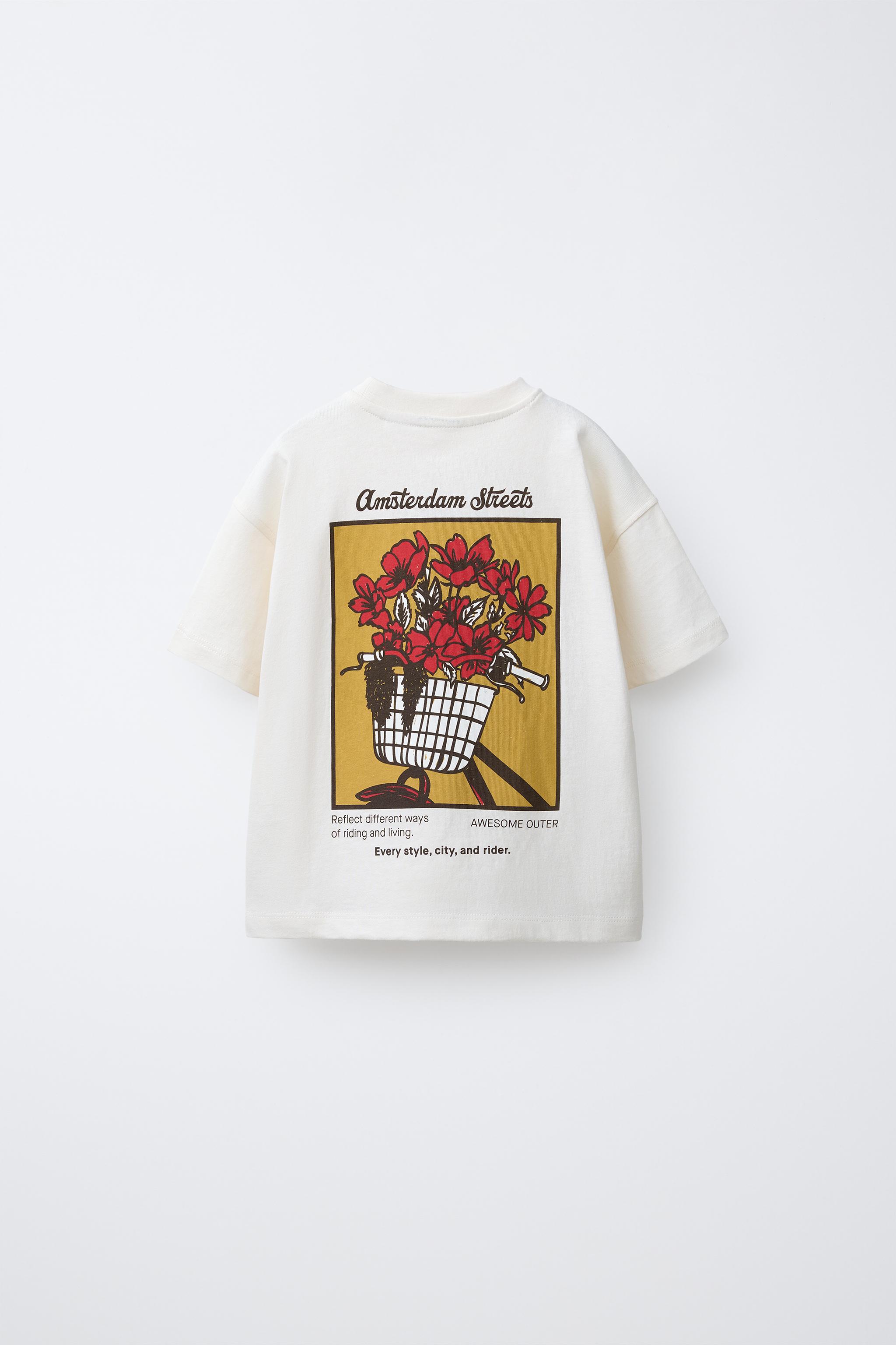 EMBROIDERED FLORAL T-SHIRT